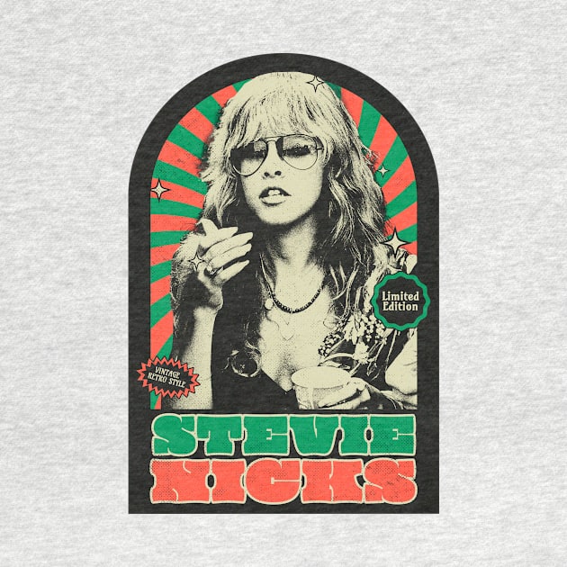 StevieNicks Queenn - LIMITED EDITION VINTAGE RETRO STYLE - POPART by BibirNDower77